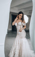 Bridal gown, Mermaid wedding dress