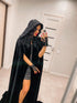 Velvet black cape halloween