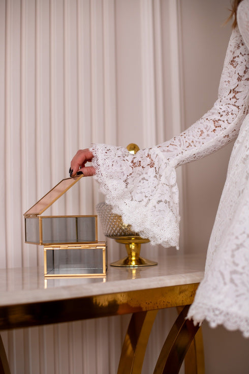 Mini Wedding Dress – Short rehearsal bridal gown BERTA