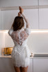 Lace Mini Wedding Dress ✨ Long Sleeve Bridal Gown