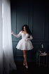 Lace Mini Wedding Dress: Short Elopement Bridal Gown