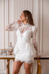Lace Mini Wedding Dress ✨ Long Sleeve Bridal Gown
