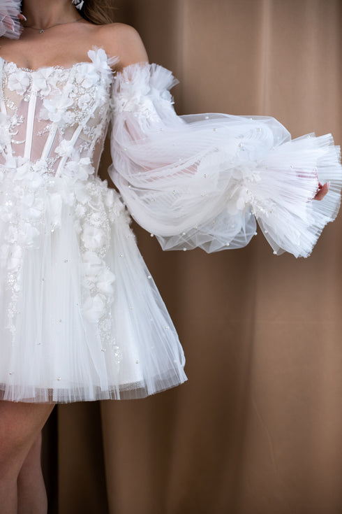 Wedding dress - short, Olivia bridal gown