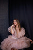 Pink Ruffle Wedding Dress ✨ Tulle Bridal Mini Dress
