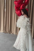 Bridal Cape Feathers, Custom Wedding Cloak