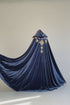 Gold lace halloween cape