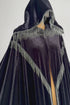 Black velvet cape