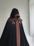 Long cape golden lace