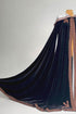 Black cape white lining