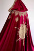Red cape with a sun