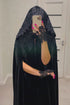Velvet black cape halloween