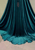 Green cape black lace