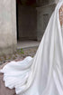 Bridal satin detachable train Wedding dress train