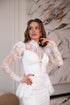 Lace Mini Wedding Dress ✨ Long Sleeve Bridal Gown
