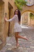 Dress with sleeves