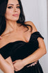 Velvet dress Evening dress with a slit