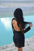 little black dress ball gown Lace evening gown