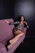 Short formal dress Black lace dress
