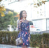 Navy blue lace dress Gowns for women