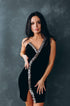 Velvet gown Bridesmaid dress