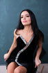 Velvet gown Bridesmaid dress