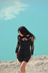 little black dress ball gown Lace evening gown