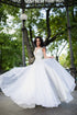 Simple wedding dress Satin bridal gown