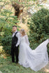 Romantic wedding dress Organza bohemian dress