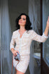Tweed outfit Classic suit Office Women 2 piece