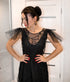 Evening gown Black seguin dress