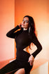Gown with sleeves Formal black dresses for women