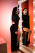 Gown with sleeves Formal black dresses for women