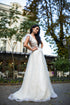Pearl wedding dress Unique couture bridal gown