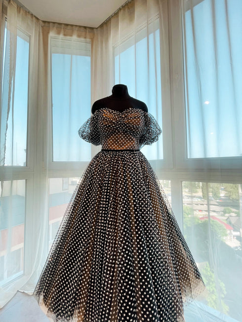 Evening dress fluffy skirt Ball gown