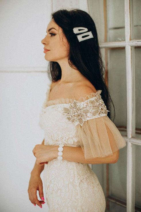 Gowns for women Elegant champagne dress