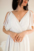 Bridal gown and short sleeves