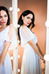 Bridal gown and short sleeves