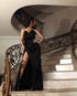 Off-Shoulders cocktail dress Slit formal gown