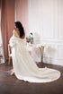 Atlas wedding cape with sleeves