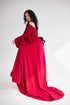 Red wedding cape