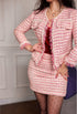 Tweed suit women Business suit set