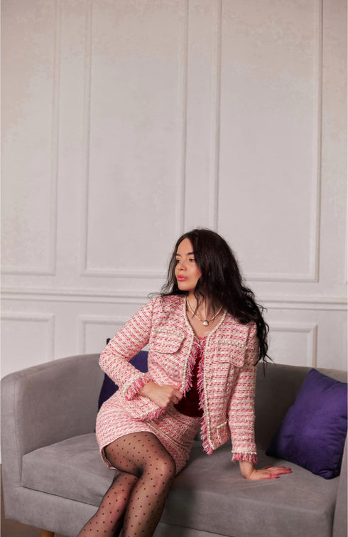 Tweed suit women Business suit set