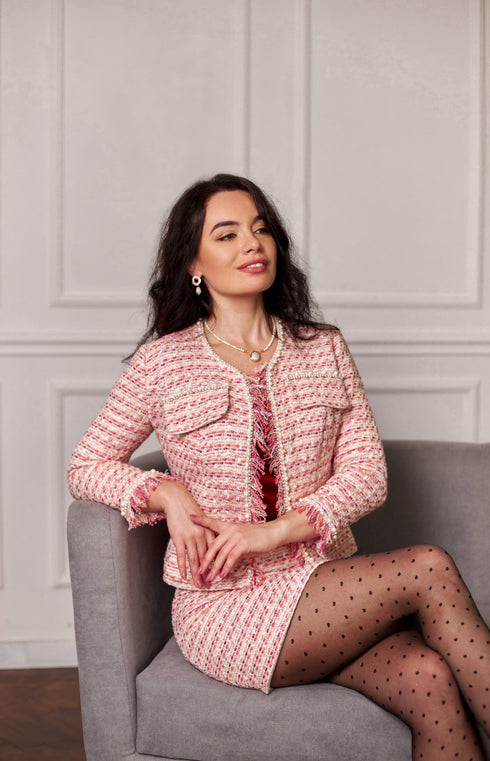 Tweed suit women Business suit set