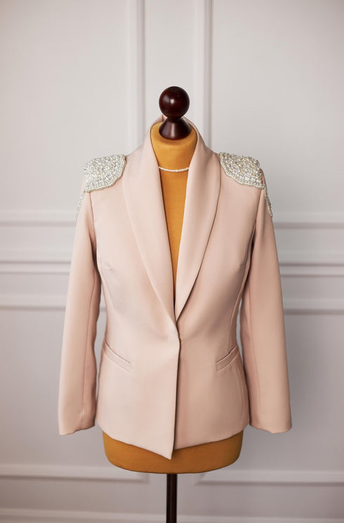 Dress and jacket Pink suit ladies suit