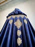 Gold lace halloween cape