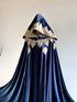 Gold lace halloween cape